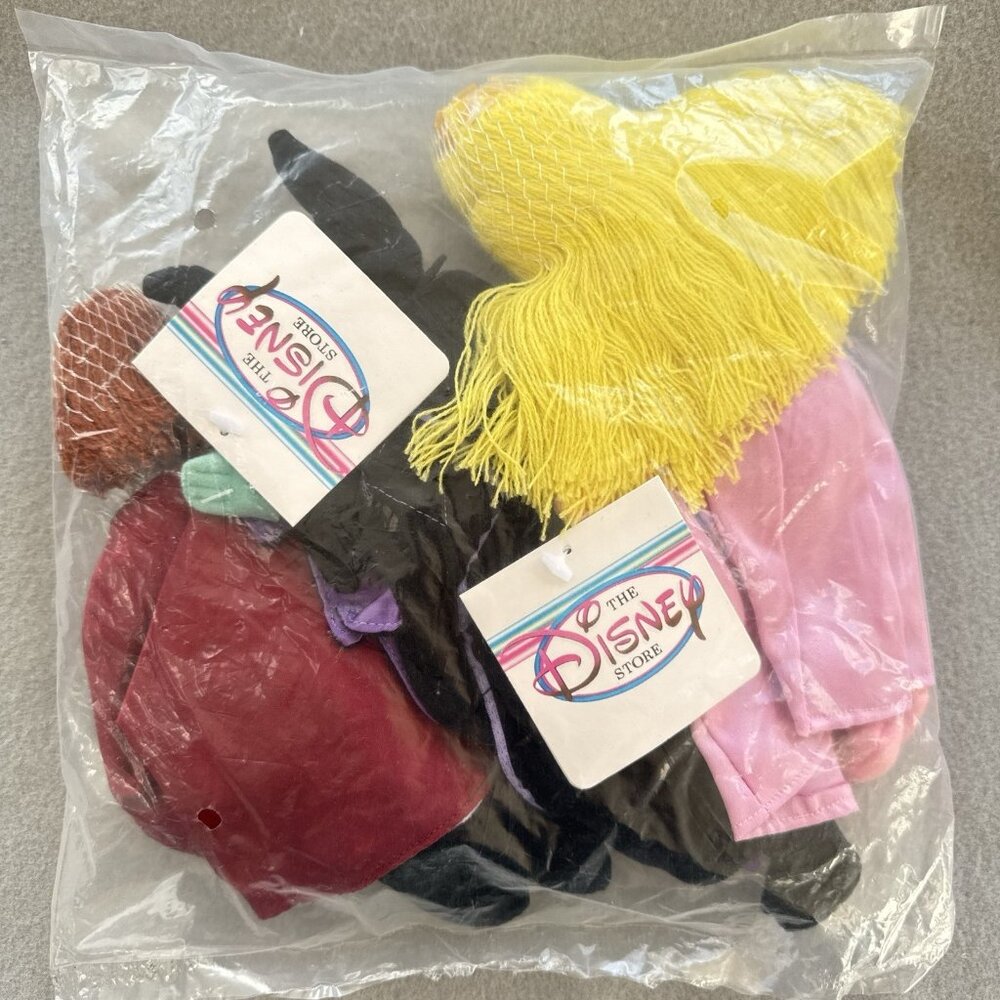 Sleeping Beauty Prince Phillip Maleficent Aurora Disney Store Bean Bag Set of 3 - Picture 4 of 9